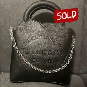 Tiffany & Co. Black Return to Tiffany Mini Bag NWT